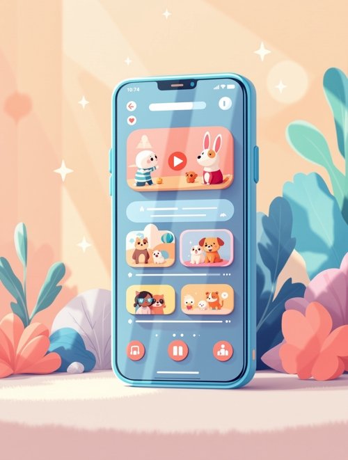 动漫王国 APP 界面展示